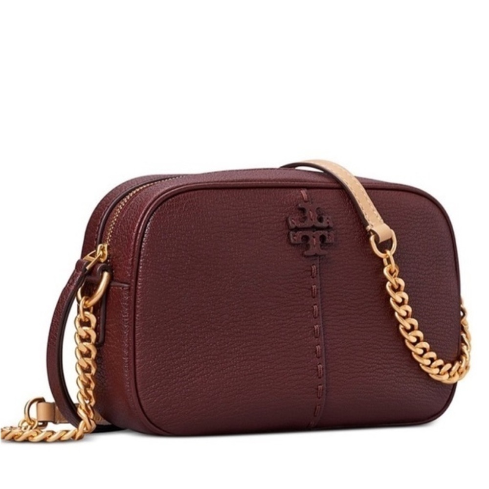 Tory Burch Leather Crossbody McGraw Camera Bag